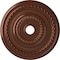 Ekena Millwork Cole Ceiling Medallion (Fits Canopies up to 9 1/8"), 25 3/8"OD x 3 3/8"ID x 1 3/8"P, Copper Penny CM25COCPS - alternate 1